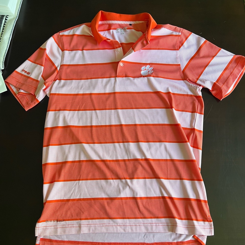 Clemson golf polo
